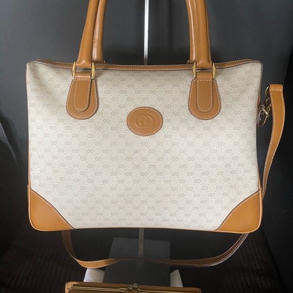 GUCCI BOSTON BAG & WALLET SET - Picture 5 of 10